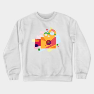 illustration camera video Crewneck Sweatshirt